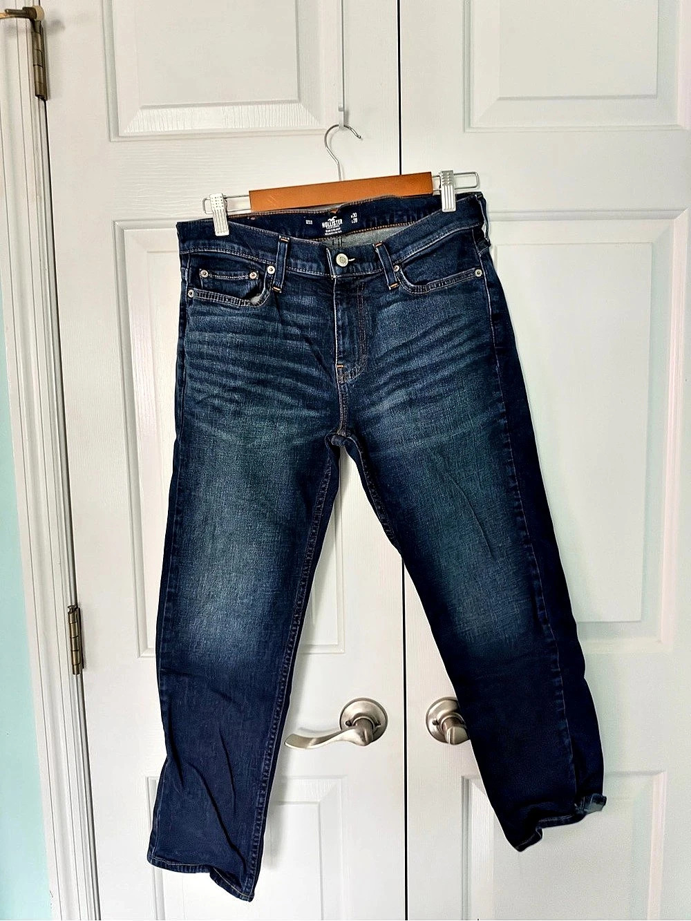 Hollister Men’s Blue Straight Leg Jean 30x28